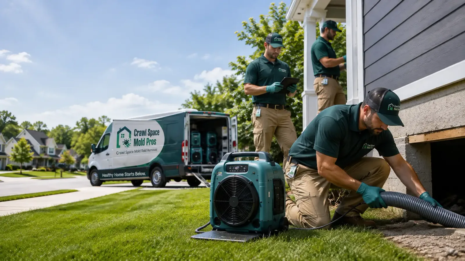 Crawl Space Mold Removal in Spring Run, PA